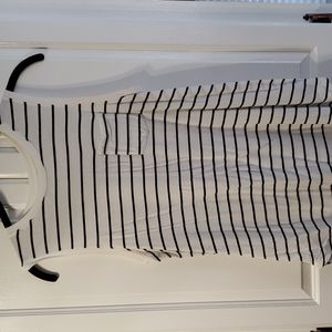 Striped sleeveless top